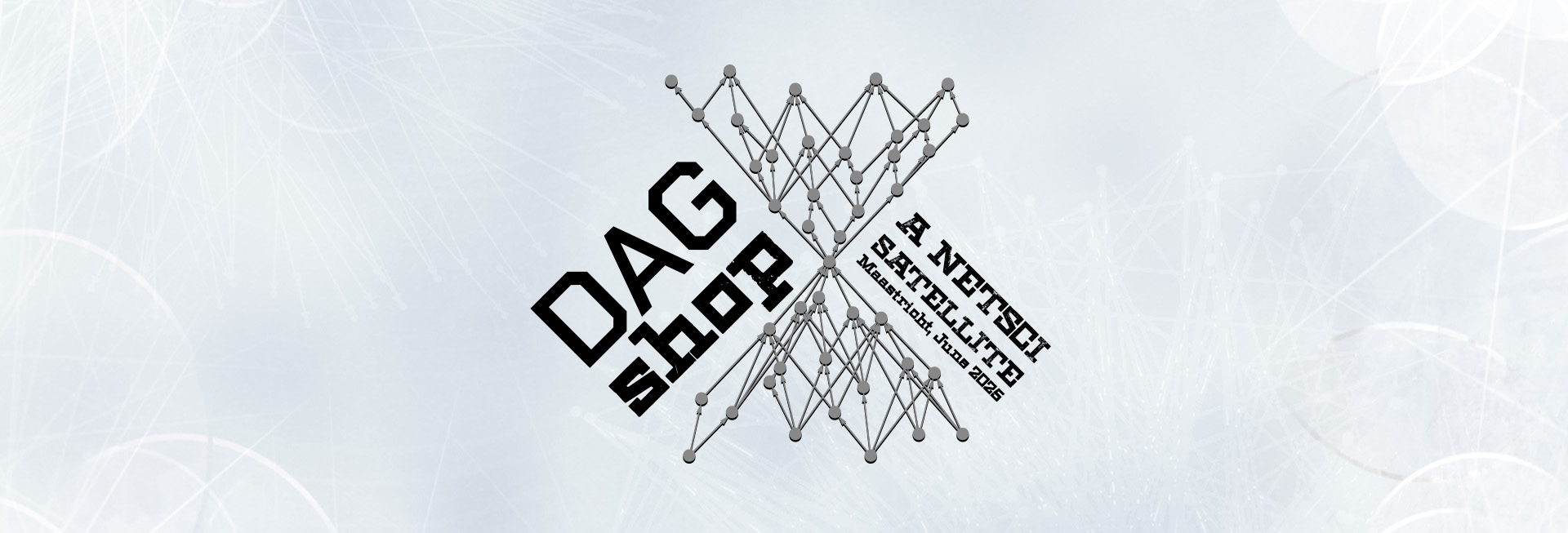 Logo for DAGShop - a NetSci25 Satellite